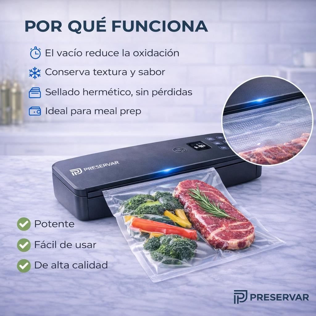 Preservar - Envasadora al Vacío para Alimentos